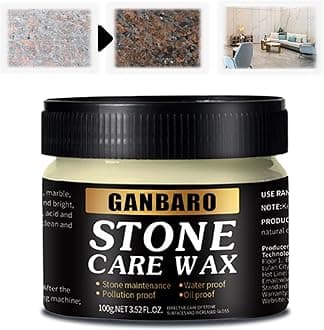 Granite Cleaner and Stone Polish Care Wax 3.5 oz Restores Shine and Nourishes Stone Surfaces - Suitable for Granite Countertops and Quartz - Floor Wax for Long-lasting Brilliance 100 g