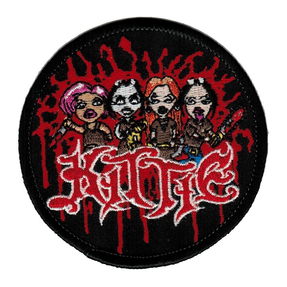 KITTIE CARTOON LOGO EMBROIDERED PATCH