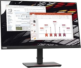 ThinkVision S24e-20 23.8in Full HD WLED LCD Monitor - 16: 9 - Raven Black