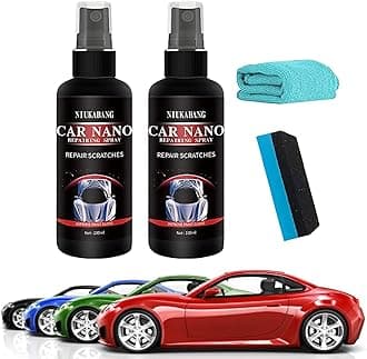 Nano Car Scratch Removal Spray,Car Scratch Repair Nano Spray,nti-Scratch Polish Spray, Nano Ceramic Coating Spray,Fast Repair Scratches Nano Car Scratch Repairing Polish Spray (2PCS-100ML)