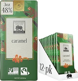 Bar 3oz (12 Pack) (Natural 48% Cacao Milk Chocolate w/Caramel)
