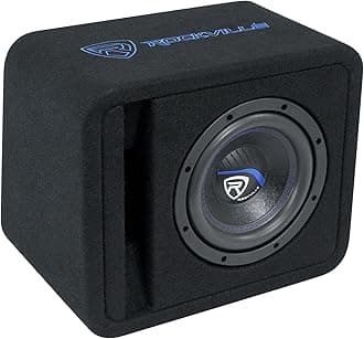 Rockville VS8K52 8" K5 800w Car Subwoofer, Single 2 Ohm, Pre-Loaded in Vented Sub Enclosure Box, Deep Bass, Durable Build, Easy Install, for Car Audio Enthusiasts