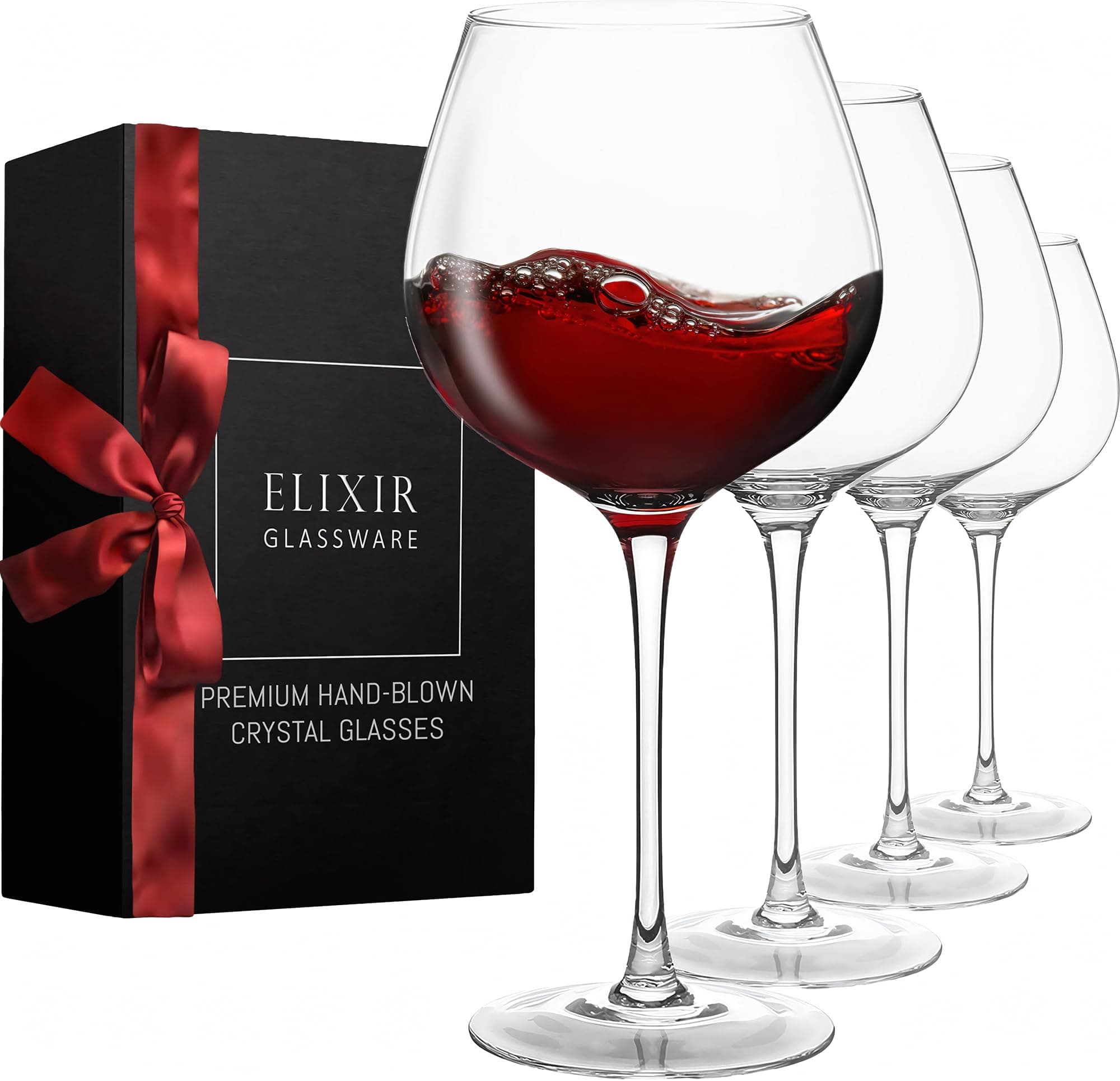 Elixir Elliptic Red Wine Glasses