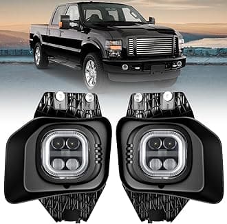 Nilight LED Fog Light Assembly Compatible with 2011 2012 2013 2014 2015 2016 Ford F250 F350 F450 F550 with Daytime Running Lights Driving Lamp Plug and Play Driver side and Passenger Side