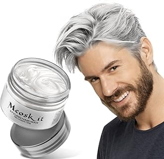 Hair-Color-Wax for Men & Wome (White)
