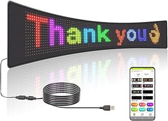 flexible led car sign