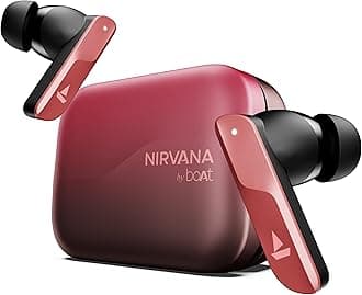 boAt Nirvana X TWS in Ear Earbuds(Galactic Red)