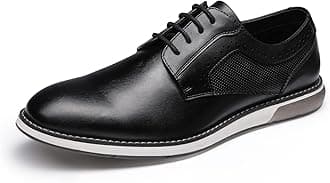 Bruno Marc Men's Casual Dress Sneaker Shoes, Business Formal Derby Plain Toe Oxfords Crossflex GentEdge
