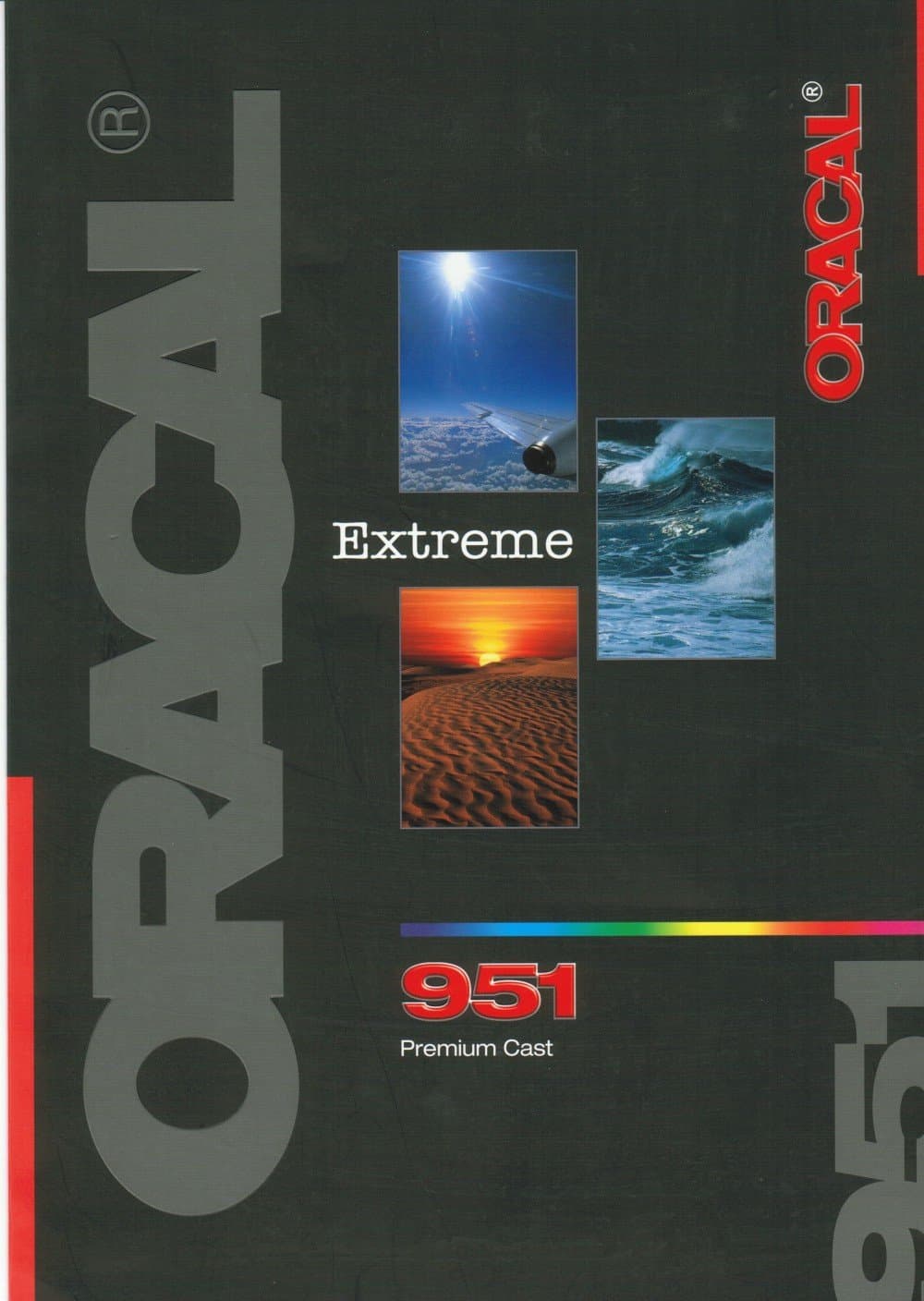 Oracal 951 High Performance Cast 5 m Roll/4 Widths/116 Colours, 637 teal metallic, 126 cm