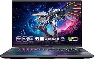 AORUS Elite 16 Gaming Laptop - 165Hz 2560x1600 WQXGA - NVIDIA GeForce RTX 5070 - Intel Core Ultra 9 275HX - 2TB SSD with 32GB DDR5 RAM - Windows 11 Home AD (AORUS Elite 16 BWHC3USC65SH)