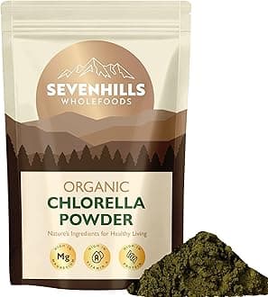 Sevenhills Wholefoods Organic Chlorella Powder 1kg | Broken Cell Wall | High in Vitamin & Minerals