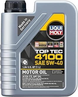Liqui Moly 2329 5W40 Top Tec 4100 Motor Oil, 1 L, Compatible with Car