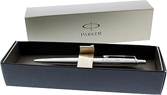 Custom Personalised Parker Jotter Ballpoint Pen Stainless Steel - Free Engraving & Gift Box