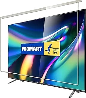 PROMART 42 Inch LED TV Screen Protector Glass | 4K Smart TV Guard | Non Breakable Tempered Fiber Glass Guard | 100% Crystal Clear Transparent