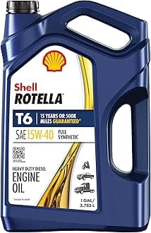 T6 Full Synthetic 15W-40 Diesel Engine Oil, 1 Gallon