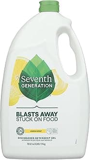 Seventh Generation Lemon Auto Dishwasher Gel, 70 OZ