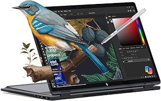 HP 2025 New Envy x360 2-in-1 AI Laptop, OmniBook X Flip 16" Touchscreen 2K Display, Intel Core Ultra 5 226V, Intel Arc 130V GPU, 16GB LPDDR5X, 1TB Gen 4 SSD, w/Microsoft Surface Pen, Win 11 Home