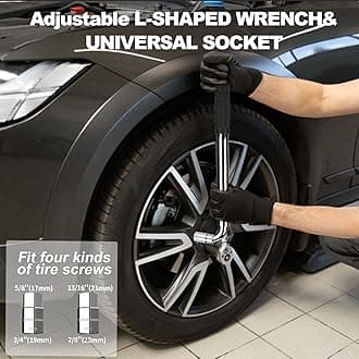 Electric Car Jack Kit ROGTZ Electric Scissor Jack 3 Ton All-in-one Automatic 12v Scissor Lift Jack with Hand Crank for Tire Change Replacement