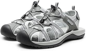 DREAM PAIRS Men's Sandals Hiking Water Sport Athletic Beach Outdoor Comfortable Casual Closed Toe Summer Sandal Shoes