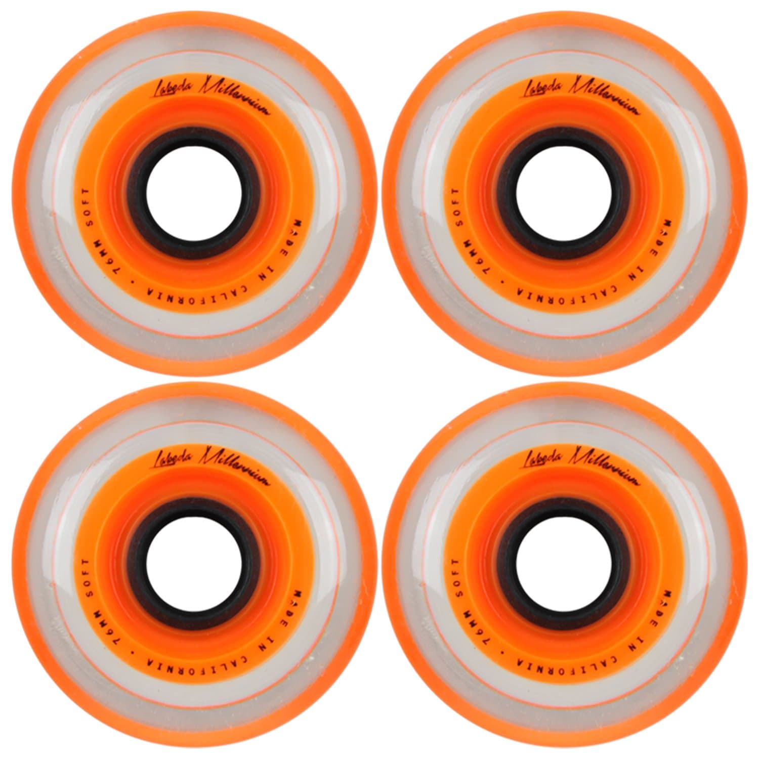 Labeda Millenium Inline Skate Wheels 4 Pack