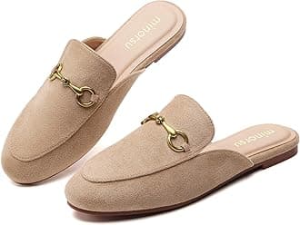 Minorsu Buckle Mules for Women