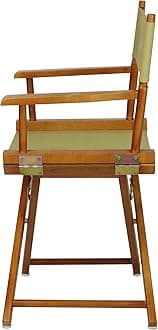 Casual Home 18" Director's Chair Honey Oak Frame with Olive Canvas