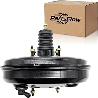 PartsFlow Vacuum Power Brake Booster 53-4932 Compatible with Toyota Corolla 2009-2019 Matrix 2009-2014 Rav4 2006-2012 For Scion Tc 11-16 Xb 08-15 1.8L 2.4L 2.5L 3.5L