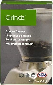 Grindz Professional Coffee Grinder Cleaning Tablets, 3 Single Use Packets