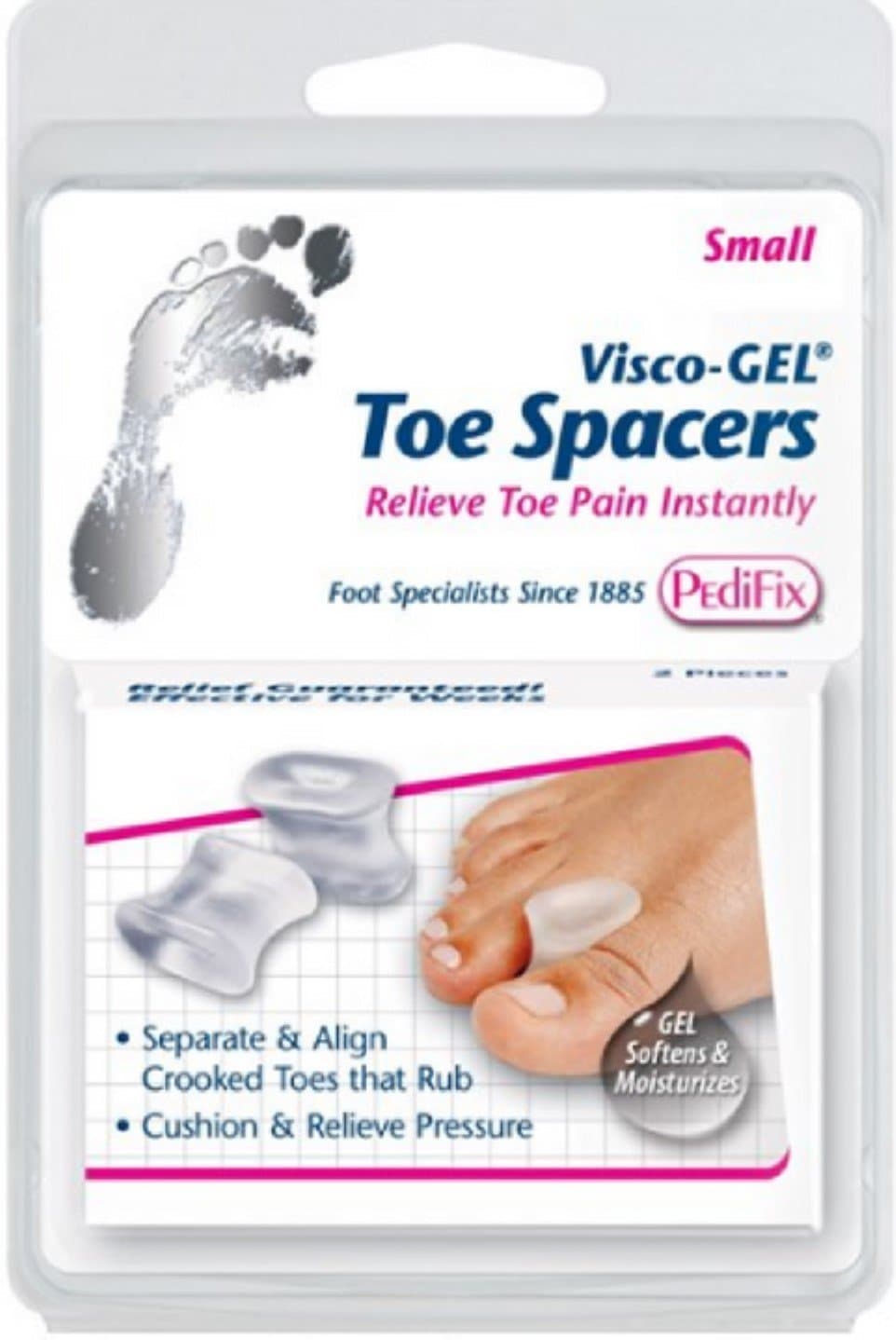 Visco-Gel Toe Spacers - Small