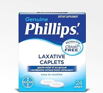 Laxative Caplets 24 Caplets (Pack of 4) Multi