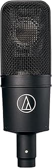 オーディオテクニカ AT4040 コンデンサーマイク XLR 1インチ大口径ダイアフラム / DCバイアス/単一指向性 / 80Hzローカットフィルタースイッチ / 10dBパッドスイッチ / 専用ショックマウント付属/トランスレス 【国内正規品】 ブラック