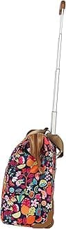 Lily Bloom デザイナー シート下 トート キャビン荷物コレクション - 15インチ パターン キャリーオンバッグ 女性用 - 軽量スーツケース 回転スピナーホイール2個付き, フルーツループ