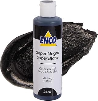 GEL FOOD COLOR 8.8 OZ (SUPER BLACK 2476)