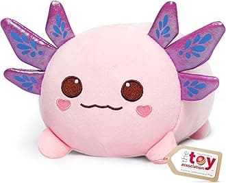 Mewaii Axolotl Plush, Cute Pink Axolotl Stuffed Animal, Soft Plushie Cuddle Pillow, Anime Plushie Doll, Cute Stuff Toys Gift for Girls, Boys and Males (16 Inch)