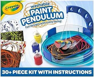 Washable Paint Pendulum – Multicolour | LESS-MESS PAINTING Great gift for kids ages 7 and up.