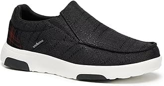 OrthoComfoot Women Slip On Shoes,Plantar Fasciitis Canvas Loafers with Arch Support,Orthopedic Casual Boat Shoes for Foot Pain Relief