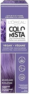 L’Oréal Paris Colorista Semi Permanent Hair Color for Bleached or Blonde Hair, Color Depositing Hair Mask Formula, Purple