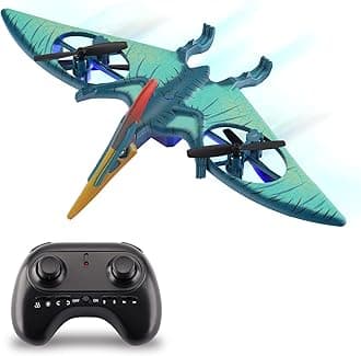 Pterosaur Dinosaur Toys Drone for Kids - Headless Mode, One Key Start Speed Adjustment, Indoor Quadcopter with Altitude Hold,Toys for 8 9 10 11 12 Year Old Boys&Girls, Birthday, Christmas Gifts