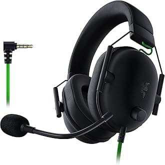 Razer BlackShark V2 X Gaming Headset: 7.1 Surround Sound - 50mm Drivers - Memory Foam Cushion - PC, PS4,PS5, Nintendo Switch, Xbox One, Xbox Series X & S, Mobile - 3.5mm Audio Jack - Black