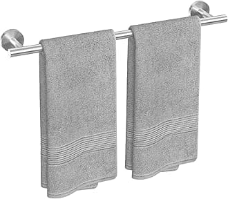 Beauenty Stainless Steel Towel Bar,Bathroom Wall Mounted Towel Holder,Multifunctional Towel Rail Rack (Silvery)