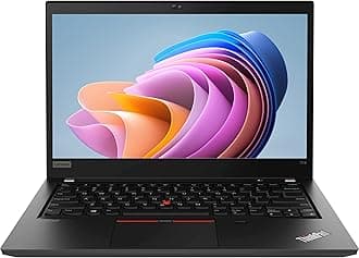 Lenovo Thinkpad T14 (Gen 1) 14'' Laptop, i5 10310U 1.7Ghz, 16GB DDR4, 128GB SATA SSD, 1080p Full HD, Thunderbolt 3, HDMI, Webcam, Windows 11 Pro (Renewed) Black
