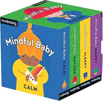 Mindful Baby Board Book Set: Happy / Sleepy / Nature / Calm