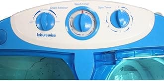 Portable Mini 230V Camping Caravan Travel Washing Machine & Spin Dryer Drying