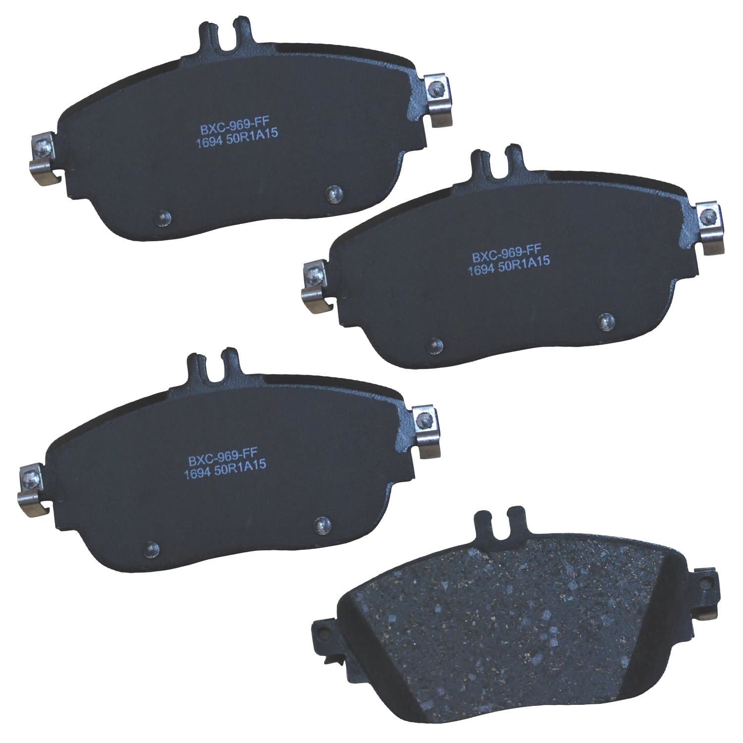 Bendix Premium SBC1694 Ceramic Front Brake Pads for Select Models INFINITI QX30, Mercedes-Benz A180, A200, B180, B250, B250e, B Electric Drive, CLA180, CLA200, CLA250, E300, GLA180, GLA200, GLA250