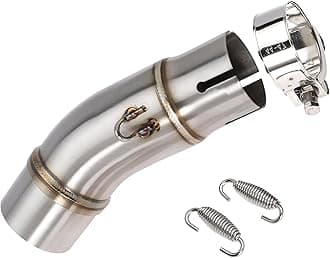 Motorcycle Exhaust Mid Pipe Muffler Mid-pipe for Kawasaki Ninja 400 Z400 2017-2022, for Ninja 250 300 650 EX250 EX300 Z250 Z300 2018-2022