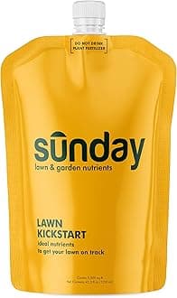 Sunday Lawn Kickstart Fertilizer, 42.3oz for Lawn Improvement - Includes Universal Sprayer Attachment - Covers Up to 5,000 Sq Ft - Easy Application in 15 Minutes or Less - Boost Your Lawn's Health Today!