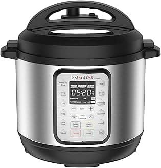 Instant Pot Duo Plus 9-in-1 Electric Pressure Cooker, Slow Cooker, Rice Cooker, Steamer, Sauté, Yogurt Maker, Warmer & Sterilizer, Includes App With Over 800 Recipes, Stainless Steel, 3 Quart