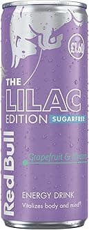Red BullSugar Free Energy Drink Lilac Edition 12 x 250ml £1.60 PMP Cans | Taste of Grapefruit & Blossom