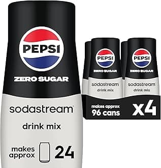 SodaStream® Pepsi® Zero Sugar Beverage Mix (440ml, Pack of 4)