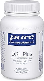 Pure Encapsulations DGL Plus - Licorice Root Extract with Aloe, Slippery Elm & Marshmallow Supplement, 60 Capsules